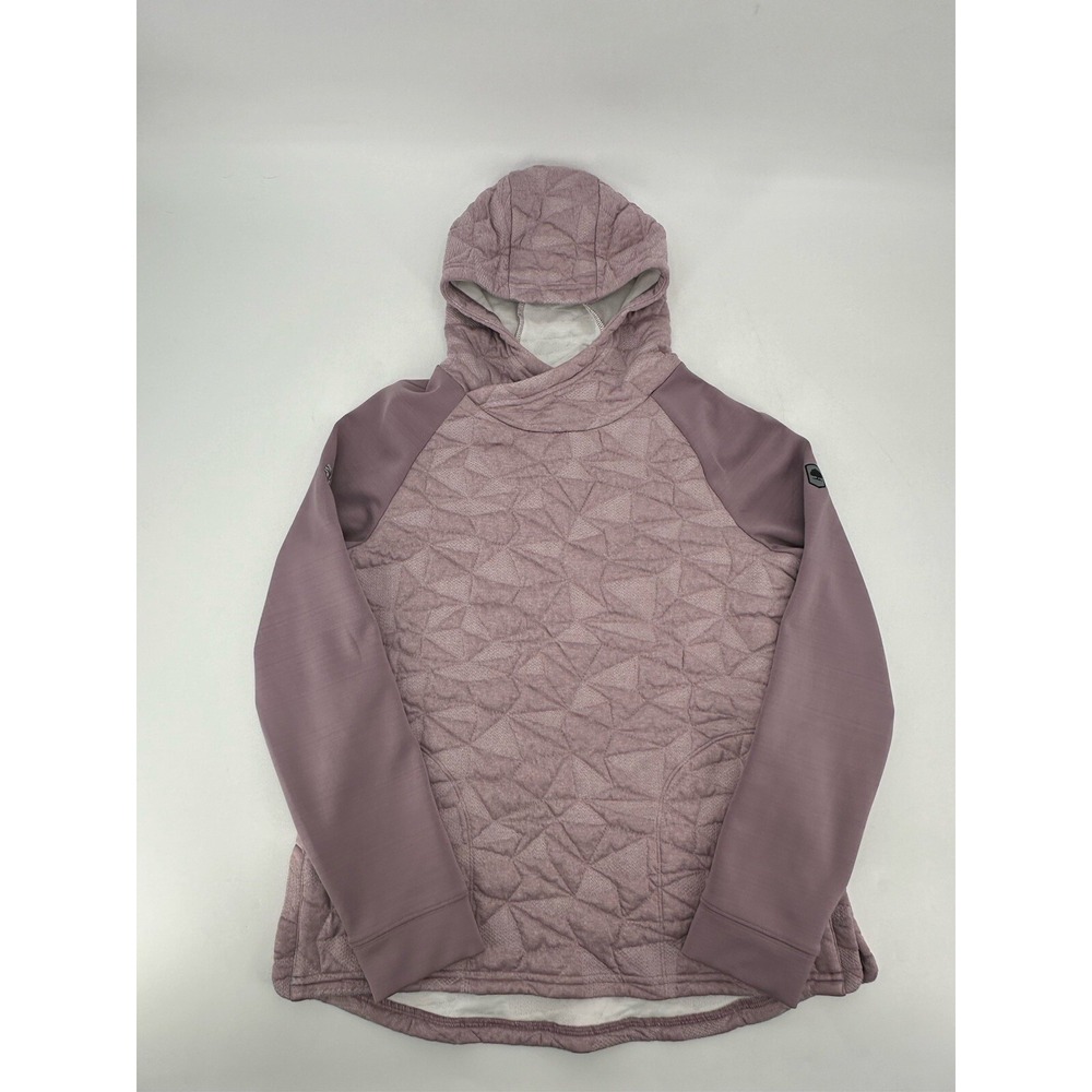Levelwear Verve Hoodie W's L Pullover Bailey Golf Textured Jacquard Knit Pink